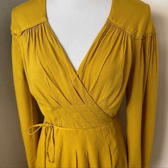 🥑Free People double life mini wrap dress, SZ small - Picture 3 of 9